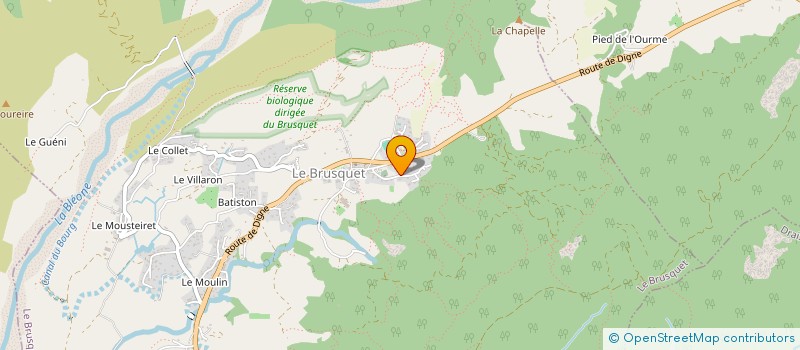 localisation de l'entreprise ELOMAG  LE BRUSQUET