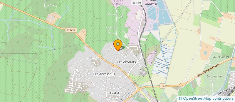 localisation de l'entreprise ELOMAL  NARBONNE