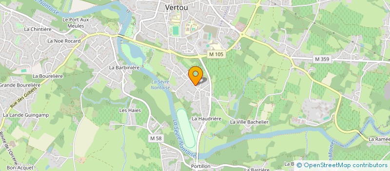 localisation de l'entreprise ELOMAR  VERTOU