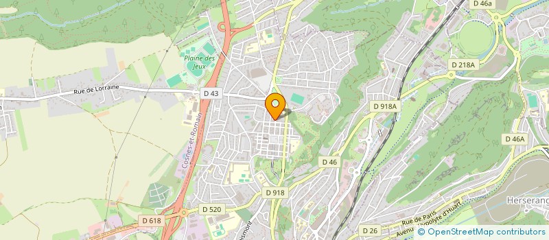 localisation de l'entreprise ELOMAS à LONGWY