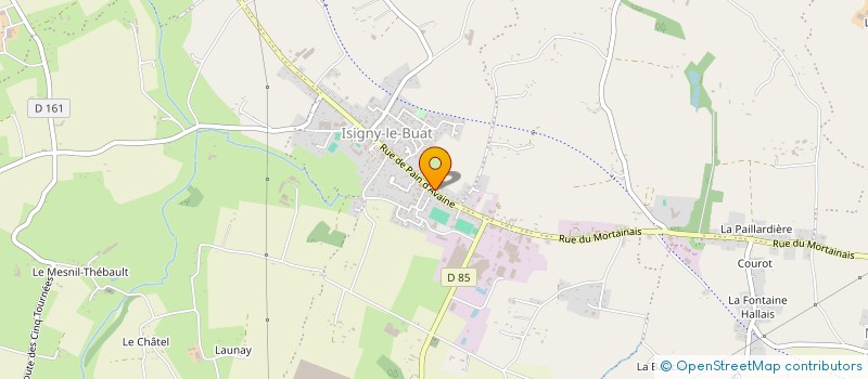 localisation de l'entreprise ELOMATEC  ISIGNY-LE-BUAT