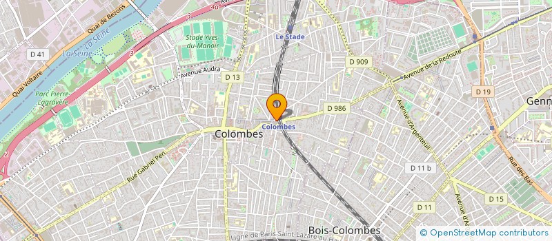 localisation de l'entreprise ELON HOLDING  COLOMBES