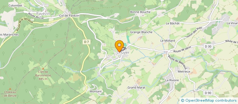 localisation de l'entreprise ELON IMMOBILIER  CHUYER