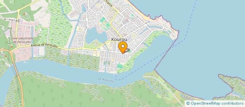 localisation de l'entreprise ELONAE  KOUROU