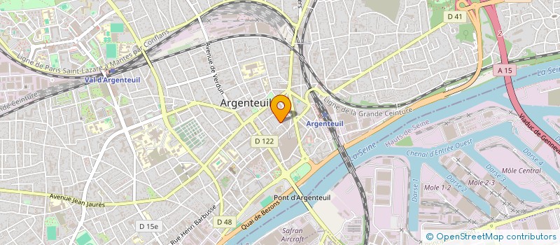 localisation de l'entreprise ELONCAR  ARGENTEUIL