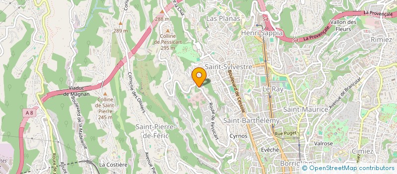 localisation de l'entreprise ELONE  NICE