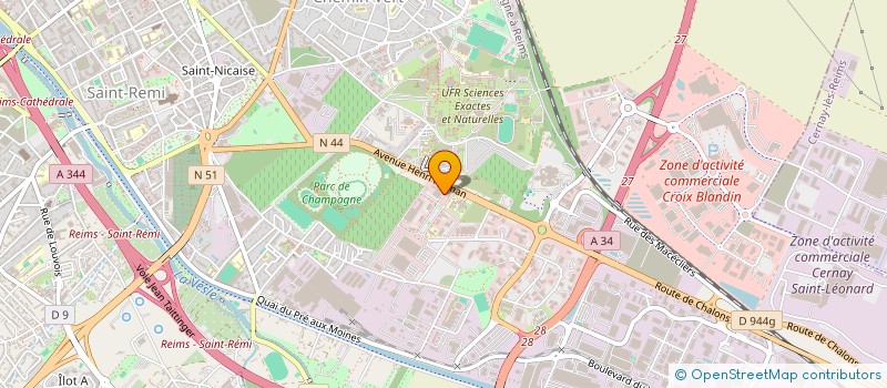 localisation de l'entreprise ELONEO  REIMS