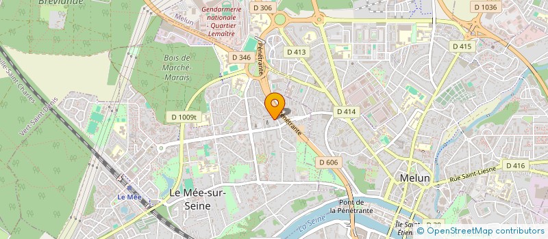 localisation de l'entreprise ELONGA CHARITY  LE MEE-SUR-SEINE