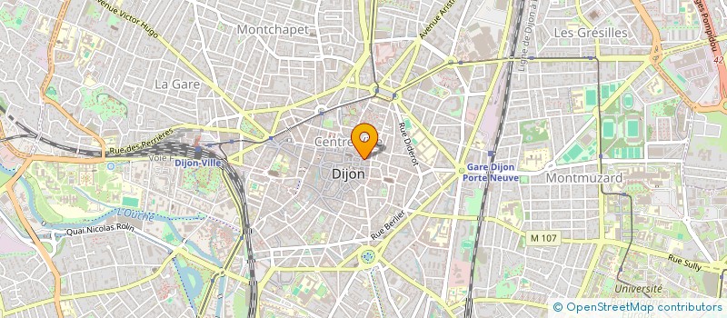 localisation de l'entreprise ELONGIES à DIJON