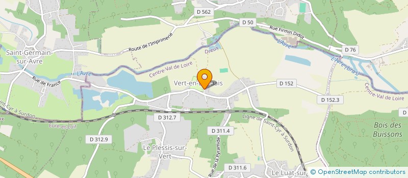 localisation de l'entreprise ELONICO à VERT-EN-DROUAIS