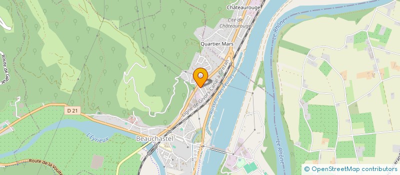 localisation de l'entreprise ELONN à BEAUCHASTEL
