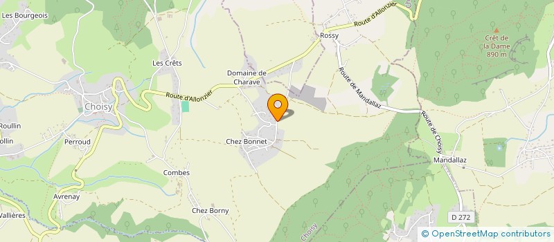 localisation de l'entreprise ELONNYSS  CHOISY