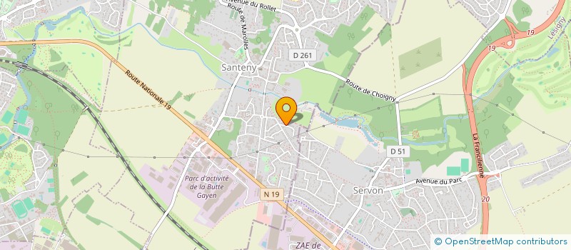 localisation de l'entreprise ELONUTRYFIT  SANTENY