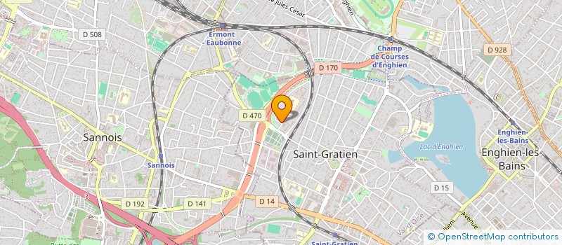 localisation de l'entreprise ELOO TRANS EXPRESS  SAINT-GRATIEN