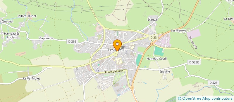 localisation de l'entreprise ELOPAGE  LES PIEUX