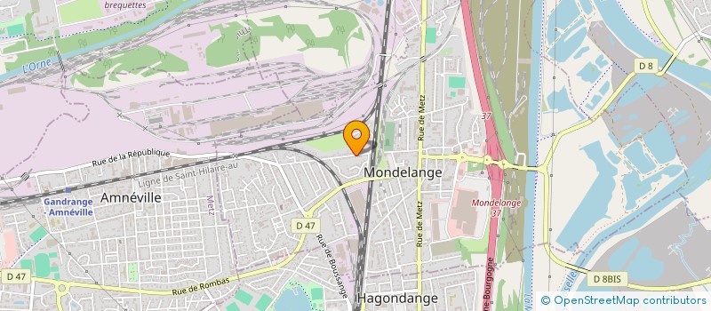 localisation de l'entreprise ELOPAT  MONDELANGE