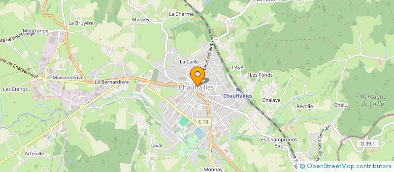 localisation de l'entreprise ELOPAT à CHAUFFAILLES