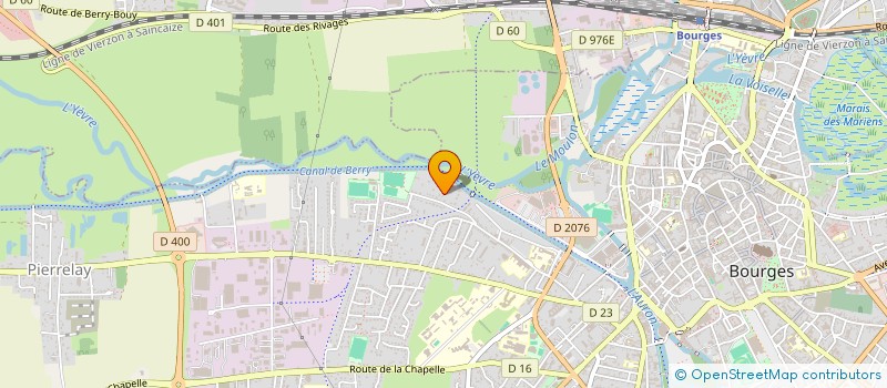 localisation de l'entreprise ELOPI  BOURGES