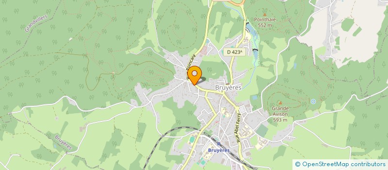 localisation de l'entreprise ELOQUEN'SCENE  BRUYERES