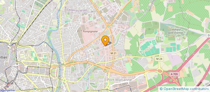localisation de l'entreprise ELOQUENCE COMMUNICATION à MONTPELLIER