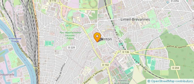 localisation de l'entreprise ELOQUENCEIMMO à VALENTON