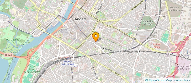 localisation de l'entreprise ELOQUENTIA ANGERS  ANGERS