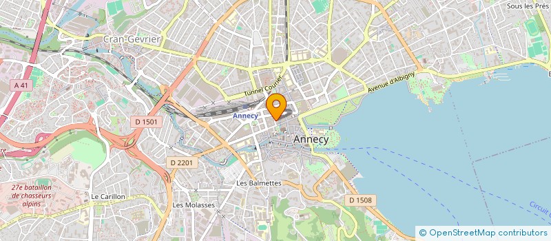 localisation de l'entreprise ELOQUENTIA ANNECY à ANNECY