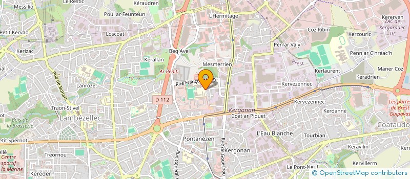 localisation de l'entreprise ELOQUENTIA BREST à BREST
