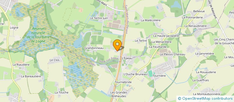 localisation de l'entreprise ELOR  SUCE-SUR-ERDRE