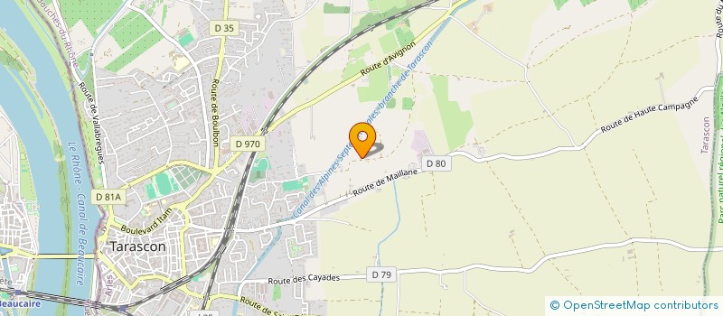 localisation de l'entreprise ELOR  TARASCON