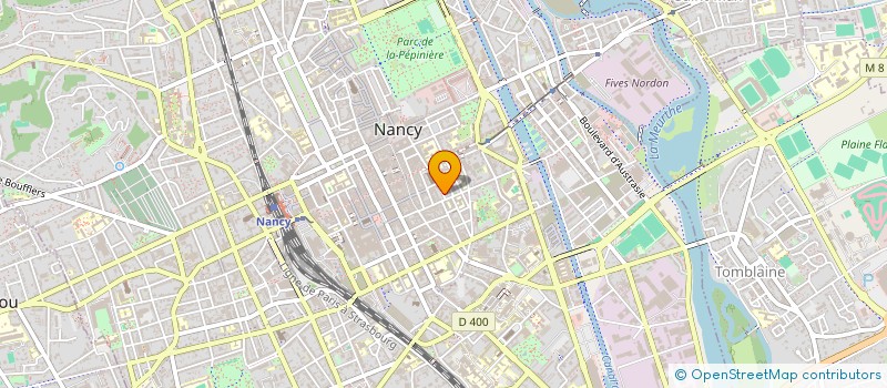 localisation de l'entreprise ELOR PATRIMOINE  NANCY