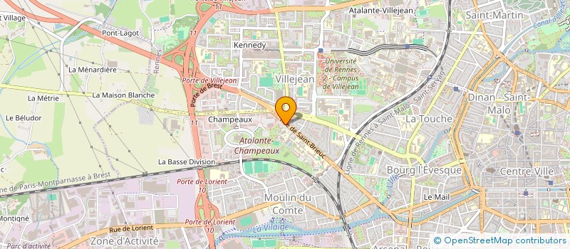 localisation de l'entreprise ELORA à RENNES