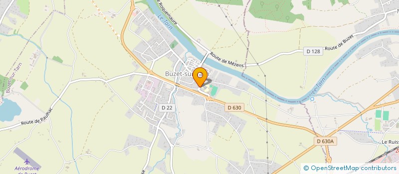 localisation de l'entreprise ELORA  BUZET-SUR-TARN