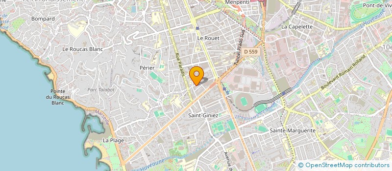 localisation de l'entreprise ELORA PARIS à MARSEILLE