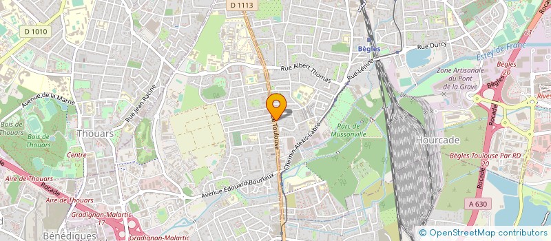 localisation de l'entreprise ELORAC 33/40  SAINT-MEDARD-D'EYRANS