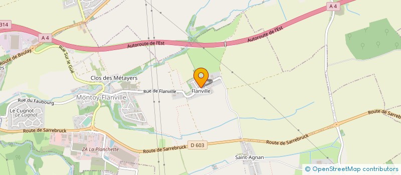 localisation de l'entreprise ELORAC  NOISSEVILLE