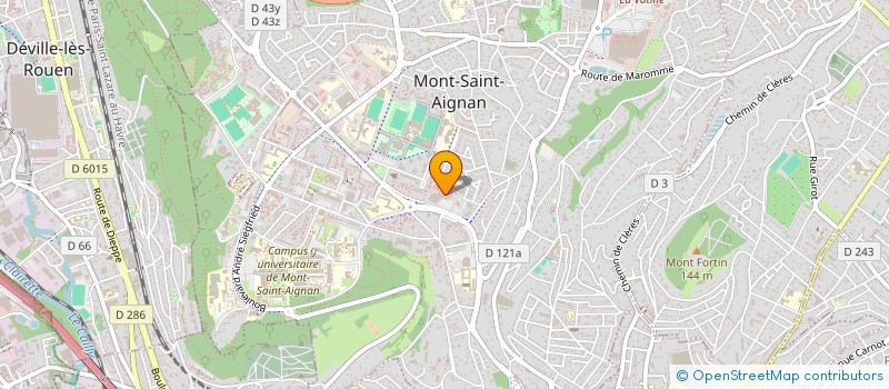 localisation de l'entreprise ELORAC BEAUTE à MONT-SAINT-AIGNAN