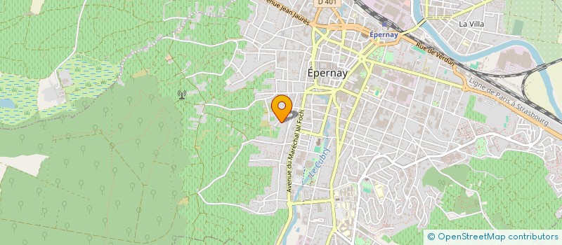 localisation de l'entreprise ELORE à EPERNAY