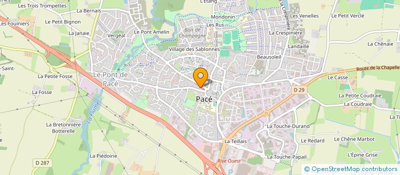 localisation de l'entreprise ELOREST à PACE