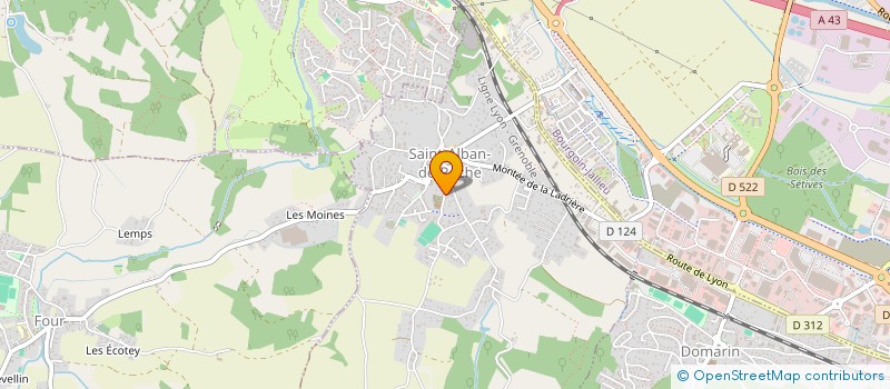 localisation de l'entreprise ELORIA  SAINT-ALBAN-DE-ROCHE