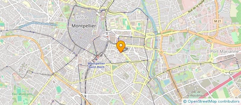 localisation de l'entreprise ELORION CONSULTING à MONTPELLIER