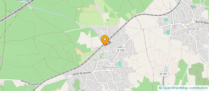 localisation de l'entreprise ELORYS  BEAUVOISIN