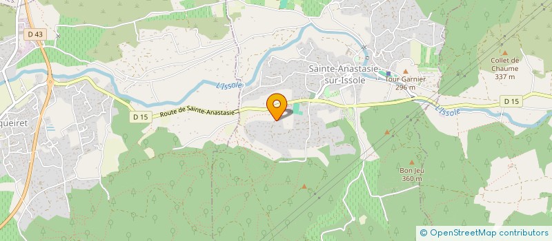 localisation de l'entreprise ELOTHEA  SAINTE-ANASTASIE-SUR-ISSOLE