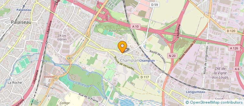 localisation de l'entreprise ELOTHISA  CHAMPLAN