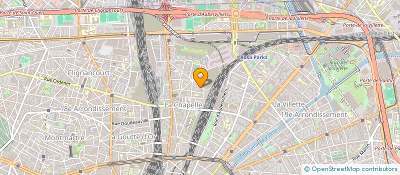 localisation de l'entreprise ELOTHOM 18  PARIS