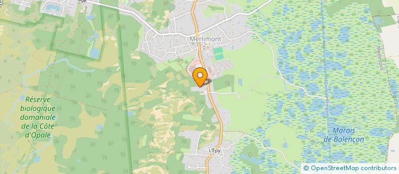 localisation de l'entreprise ELOTOM  MERLIMONT