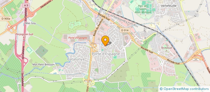localisation de l'entreprise ELOUAAMARI à PERPIGNAN