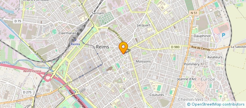 localisation de l'entreprise ELOUAN à REIMS