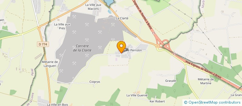 localisation de l'entreprise ELOUCELIE à HERBIGNAC