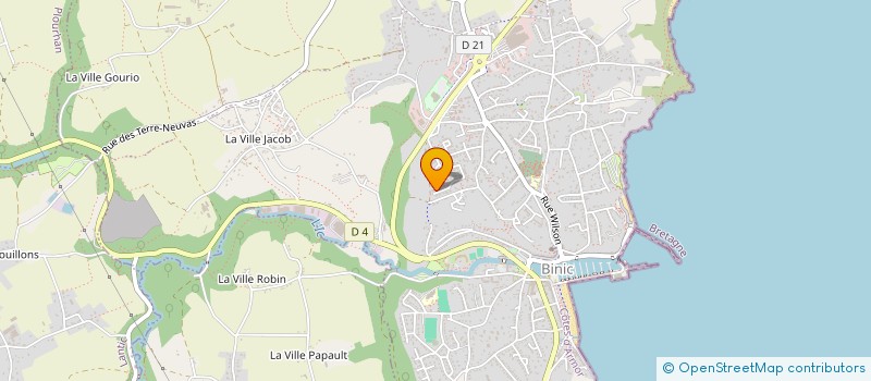 localisation de l'entreprise ELOUXANDRE  BINIC-ETABLES-SUR-MER